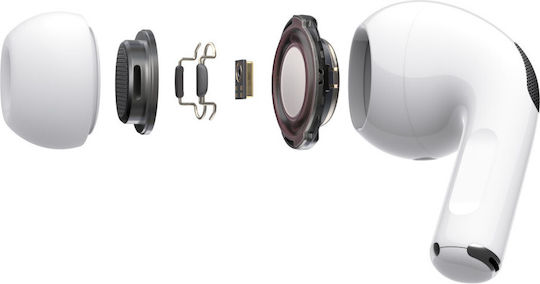 Apple AirPods Pro (1st Gen) In-ear Bluetooth Handsfree Earphones with Sweat Resistance and Charging Case White