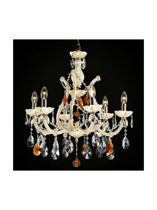 Violam Candelabru cu Sfeșnice Transparente