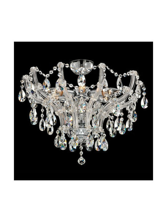 Violam Candelabru cu Cristale Transparente