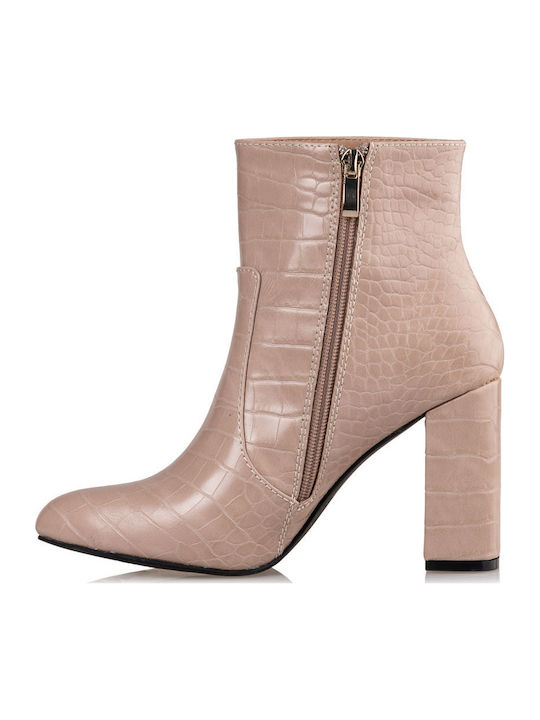 Damen Knöchelstiefel Rosa