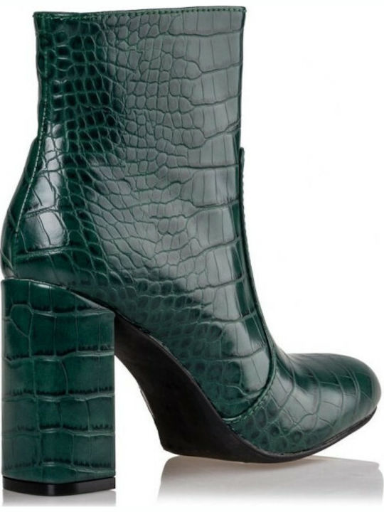 Mairiboo for Envie Women's Ankle Boots with High Heel Green