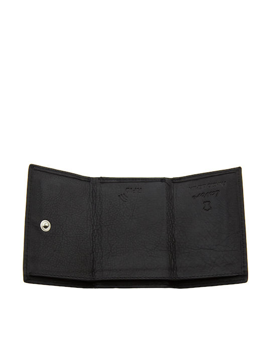 Small Leather Women's Wallet Classic with RFID Black