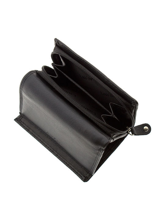 Leather Men's Wallet with RFID Black