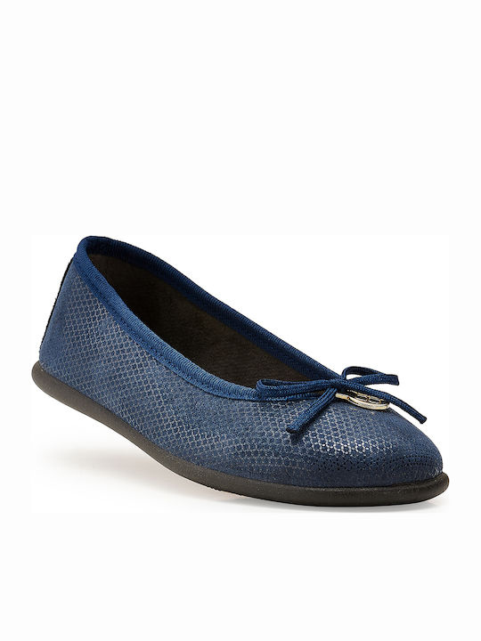 Balerini copii Anatomic Simple Suede Albastru marin