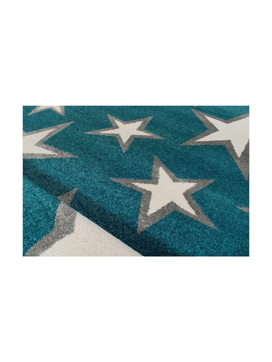 Polcarpet 1589 Kids Rug Stele Turquoise 200x290cm