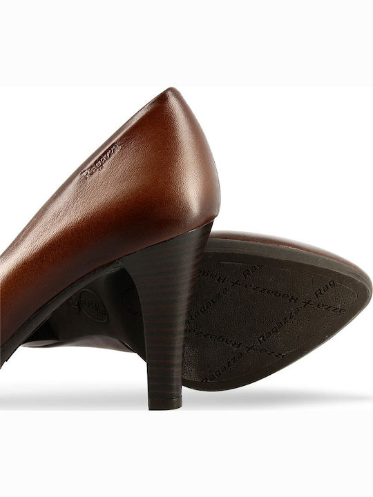Anatomic Leather Tabac Brown High Heels