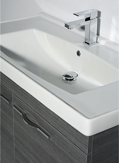 Creavit Superior Încorporat Chiuvetă Porțelan 85x44.7x20.3cm Alb
