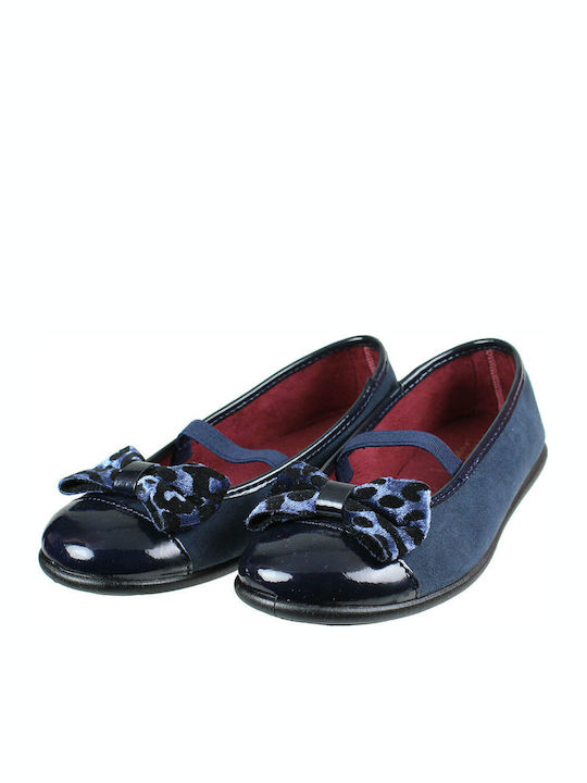 Conguitos Kids Anatomic Ballerinas with Elastic Strap Navy Blue