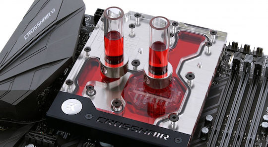 Ekwb EK-FB ASUS C6H RGB Monoblock Воден блок за процесор Сребрист