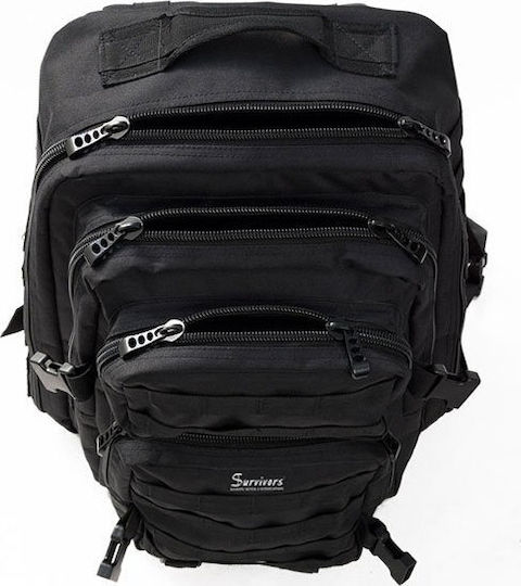 Survivors Rucsac Militar Rucsacuri din Poliester Negru 45lt