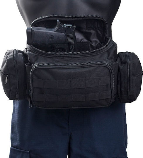 Survivors Military Pouch Waist made of Polyester Black