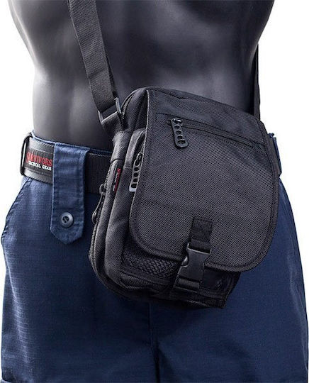 Survivors Military Pouch Shoulderbags made of Polyester Black