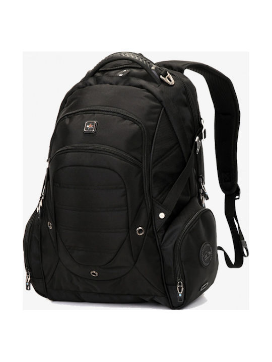 Suissewin Backpack Αδιάβροχο Μαύρο