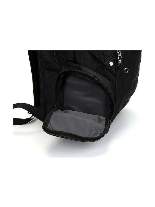 Suissewin Backpack Αδιάβροχο Μαύρο