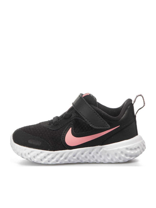 Revolution 5 Αθλητικά Παιδικά Παπούτσια Running με Σκρατς Black / Sunset Pulse