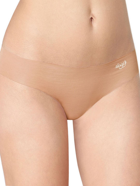 Zero Hipster Γυναικεία String 2Pack χωρίς Ραφές Μπεζ