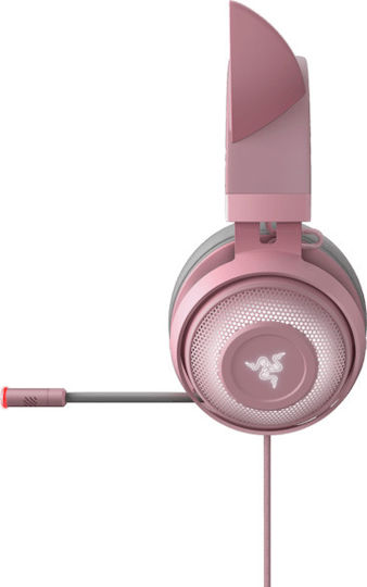 Razer Kraken Kitty Edition Over Ear Gaming Headset with Connection USB Pink
