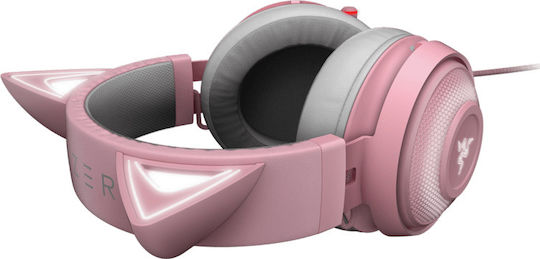Razer Kraken Kitty Edition Over Ear Gaming Headset with Connection USB Pink