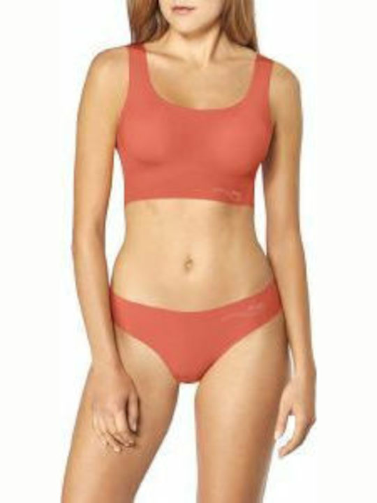 Sloggi Zero Feel Tanga Ex Brazil Seamless Orange