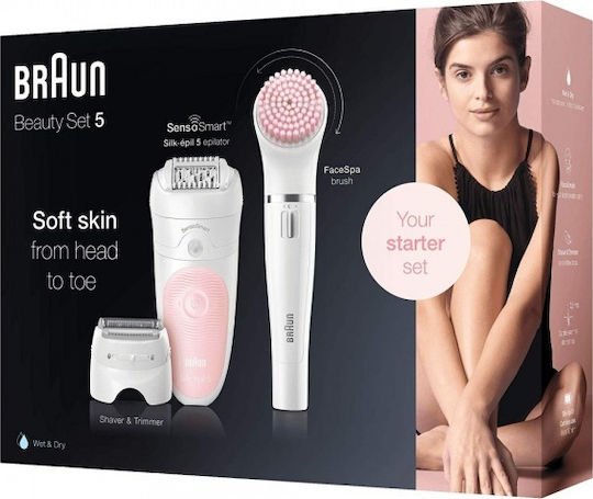 Braun Silk-épil Beauty Set 5 Hair Removal Set for Face, Body & Bikini 5-895