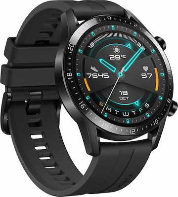 Huawei Watch GT 2 Sport 46mm mit Pulsmesser (Matte Black)