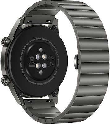 Huawei Watch GT 2 Elite 46mm mit Pulsmesser (Titanium Gray)