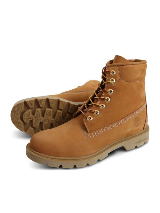 Leder Gelb Herrenstiefel Wasserdicht