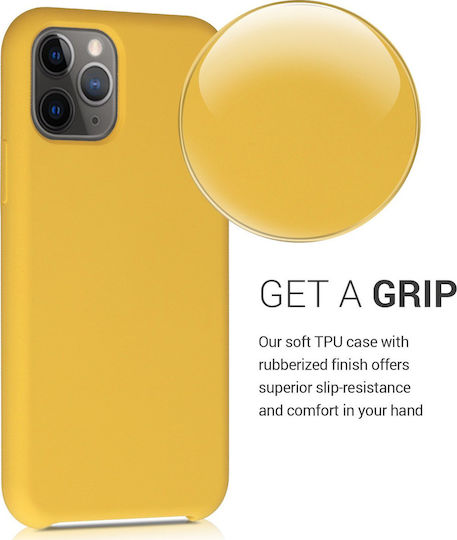 KWmobile Soft Flexible Back Cover Σιλικόνης Κίτρινο (iPhone 11 Pro)