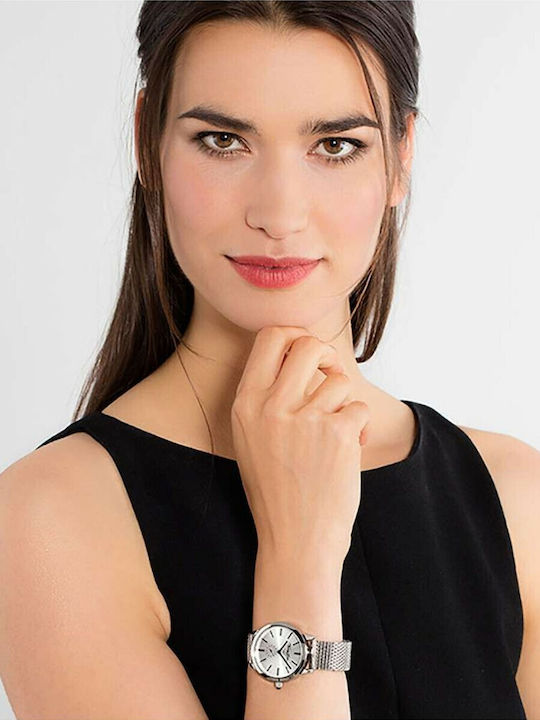 Thomas Sabo Γυναικείο Ρολόι 33mm Μπαταρίας με Ασημί Μεταλλικό Μπρασελέ