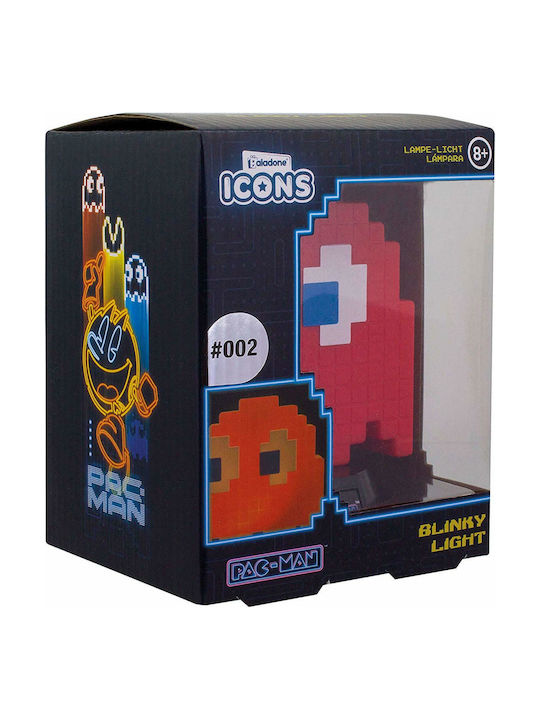 Paladone Παιδικό Διακοσμητικό Φωτιστικό Pac-Man Ghost Κόκκινο 10εκ.