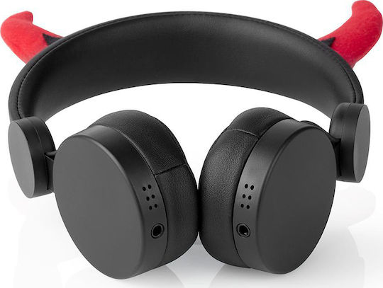 Nedis Wired On Ear Headphones Black