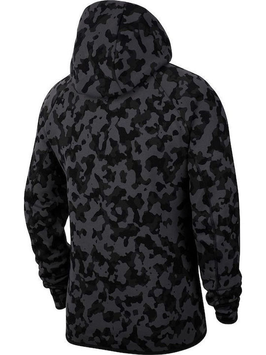 Sportswear Tech Fleece Суитшърт с Качулка Камуфлажно черно