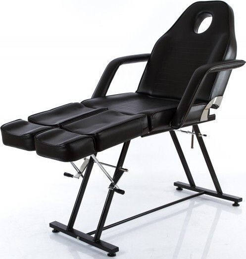 Rest Pro Facial Couch Beauty Chair with Adjustable Height Black