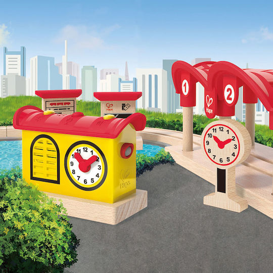 Hape Миниатюрна играчка Record Listen & Light Railway Station за 3+ Години