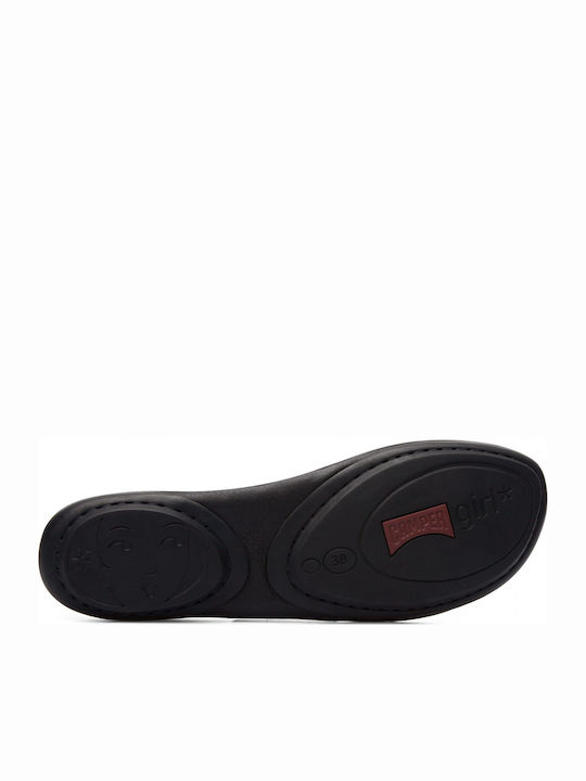 Leather Ballerinas Right Nina Black