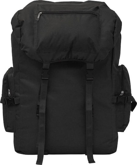 vidaXL Militärischer Rucksack Rucksack aus Polyester Schwarz 65Es