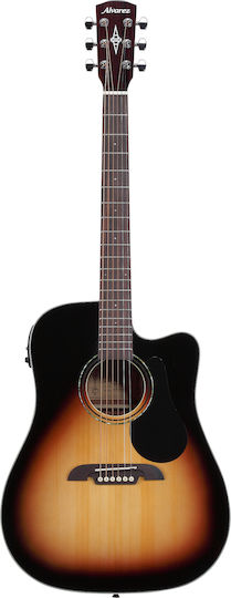 Alvarez Semi-Acoustic Guitar RD26CESB Cutaway Sunburst