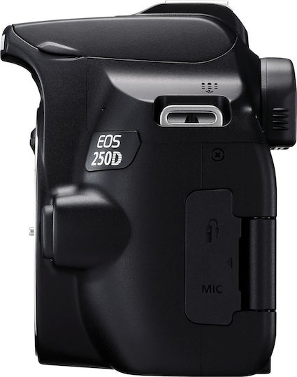 Canon DSLR Camera EOS 250D Crop Frame Kit (EF-S 18-135mm F3.5-5.6 IS USM) Black