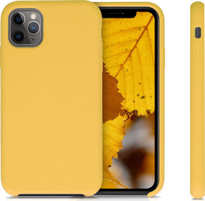 KWmobile Soft Flexible Silicone Back Cover Yellow (iPhone 11 Pro Max)