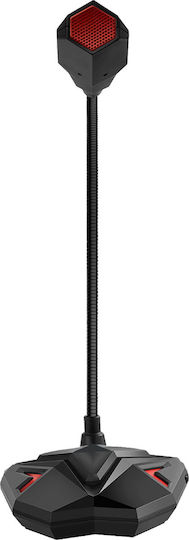 Yenkee YMC 1040 Микрофон USB Настолен за Мобилен в Red Цвят