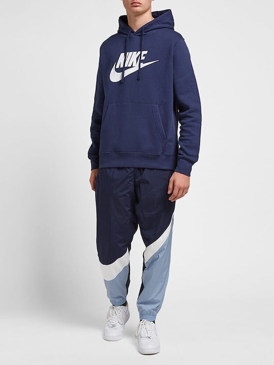 Club Sweatshirt With Hood Navy