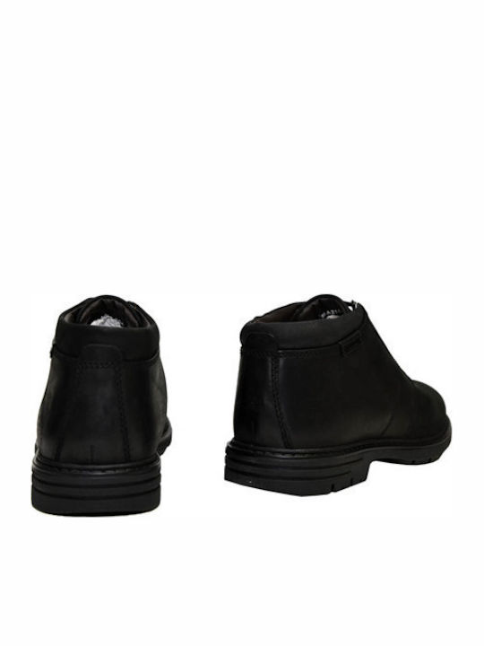Leder Schwarz Herrenstiefel
