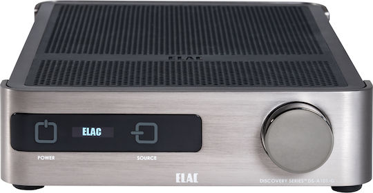 Elac DS-A101 Integrat Amplificator Hi-Fi Stereo 80W/4Ω 40W/8Ω Silver
