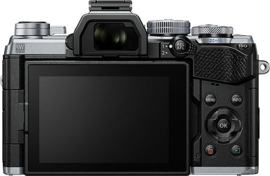 OM-D E-M5 Mark III Spiegellose Kamera Kit (ED 12-200mm F3.5-6.3) Silber