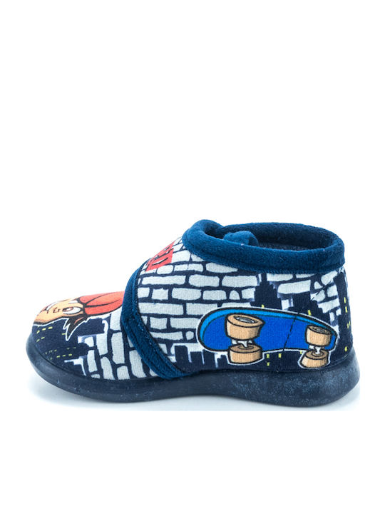 Adam's Shoes Kids Slippers Boots Blue