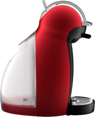 Krups Genio II Καφετιέρα για Κάψουλες Dolce Gusto Πίεσης 15bar Red