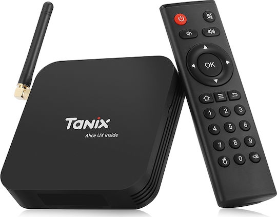 Tanix TV Box TX6 4K UHD με WiFi USB 2.0 / USB 3.0 4GB RAM και 64GB Αποθηκευτικό Χώρο με Λειτουργικό Android 9.0