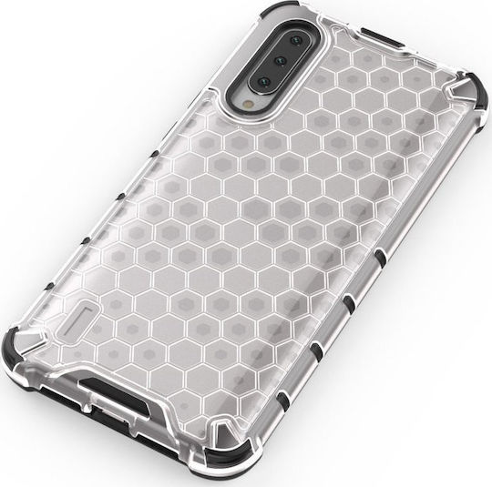 Hurtel Honeycomb Back Cover Silicone Black (Xiaomi Mi A3) s19889