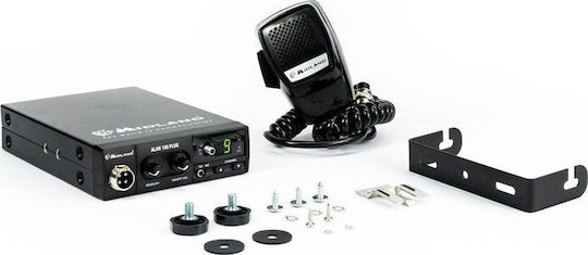 Midland Alan 100 Plus B CB Αυτοκινήτου 2W με Μονόχρωμη Οθόνη