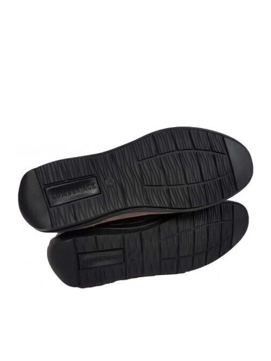 Leman Suede Ανδρικά Μοκασίνια σε Γκρι Χρώμα